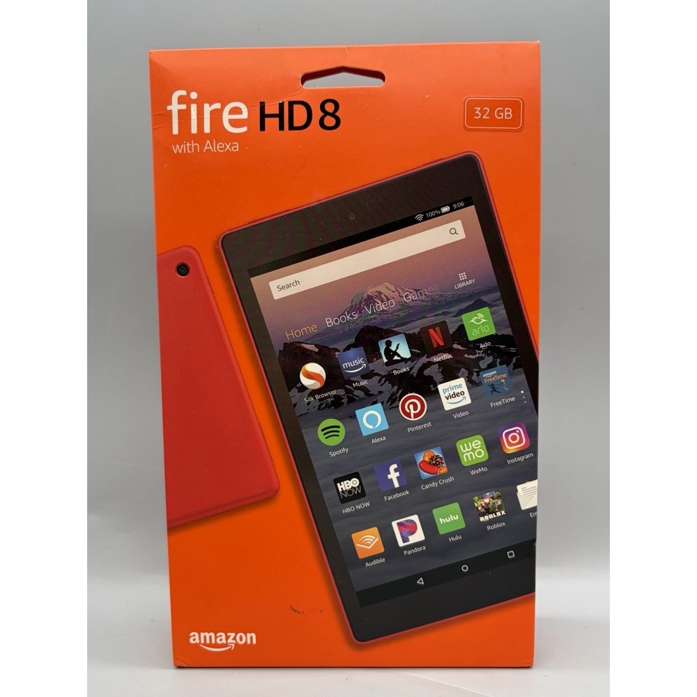 Amazon Fire HD 8 (8th Gen) 32GB Wi-Fi - Red - Sealed